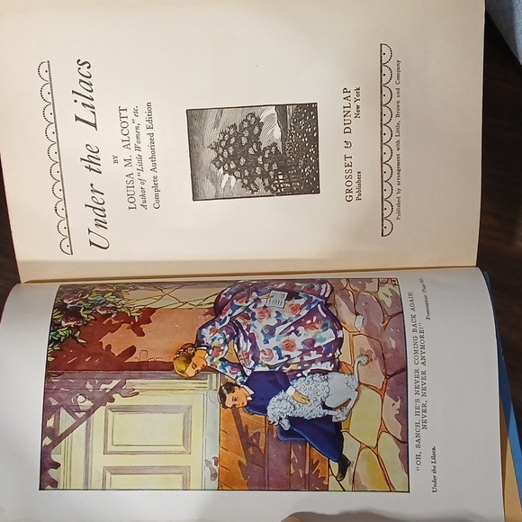 Under the Lilacs by Louisa May Alcott 1928 - Picture 7 of 8